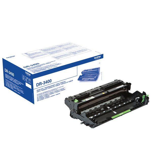 DR3400 - Brother - Tamburo - Nero - DR3400 - 30000 pag<br\> Altre Informazioni: <br\>Tamburo Nero da 30.000 PAG HL-L6250DN/L6300DW/L6400DW/L6400DW - BROTHER Conf. da 1 Pz.