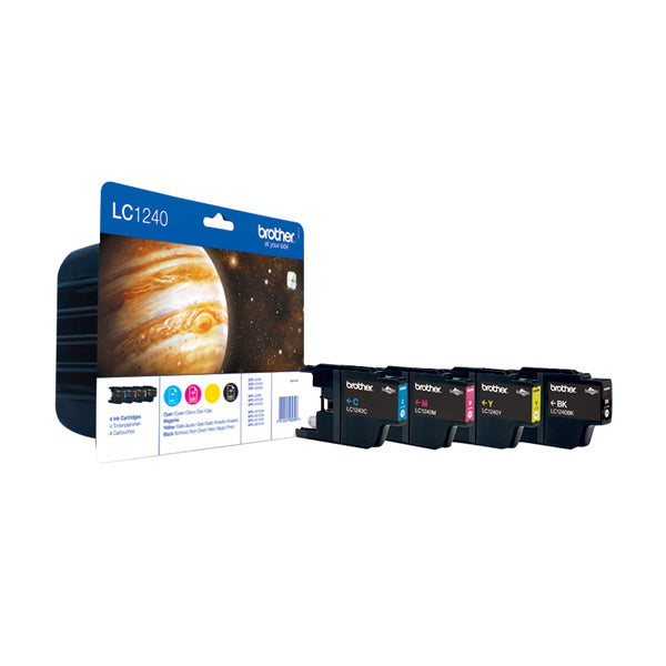 LC1240VAL BP - Brother - Cartuccia - C/M/Y/K - LC1240VALBP<br\> Altre Informazioni: <br\>Value pack cartuccia nero,giallo,ciano,magenta MFC- J6910 MFC- J6710 MFC J6910 - BROTHER Conf. da 1 Pz.