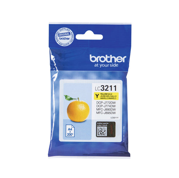 BROTHER - LC3211Y - Brother - Cartuccia - Giallo - LC3211Y - 200 pag
