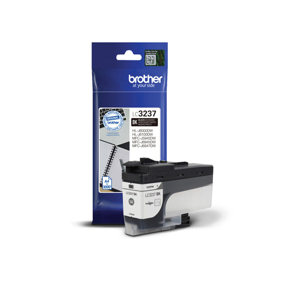 BROTHER - LC3237BK - Brother - Cartuccia - Nero - LC3237BK - 3000 pag