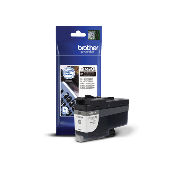 BROTHER - LC3239XLBK - Brother - Cartuccia - Nero - LC3239XLBK - 6000 pag