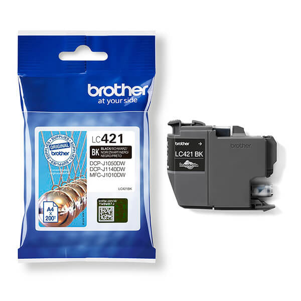 BROTHER - LC421BK - Brother - Cartuccia Ink - Nero - LC421BK - 200 pag