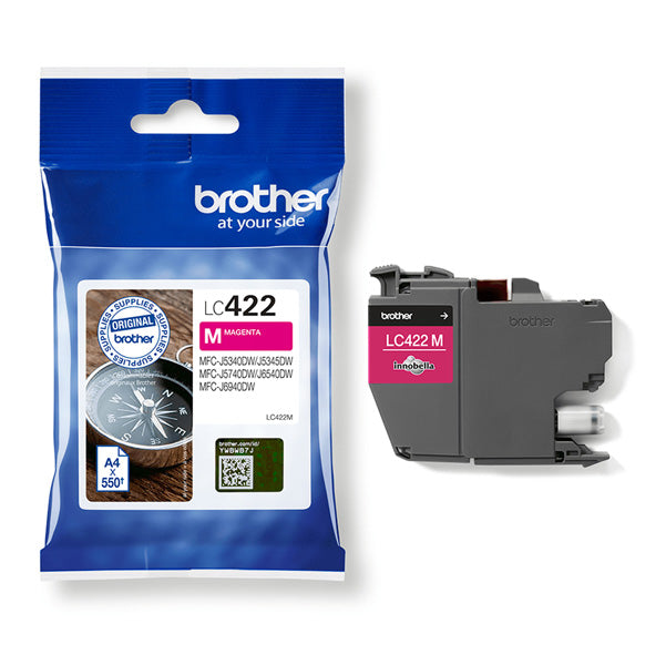 BROTHER - LC422M - Brother - Cartuccia - Magenta - LC422M - 550 pag - BROLC422M - Conf. da 1 Pz.