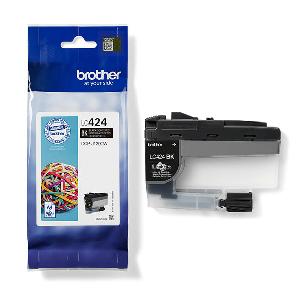 BROTHER - LC424BK - Brother - Cartuccia - Nero - LC424BK - 750 pag - BROLC424BK - Conf. da 1 Pz.