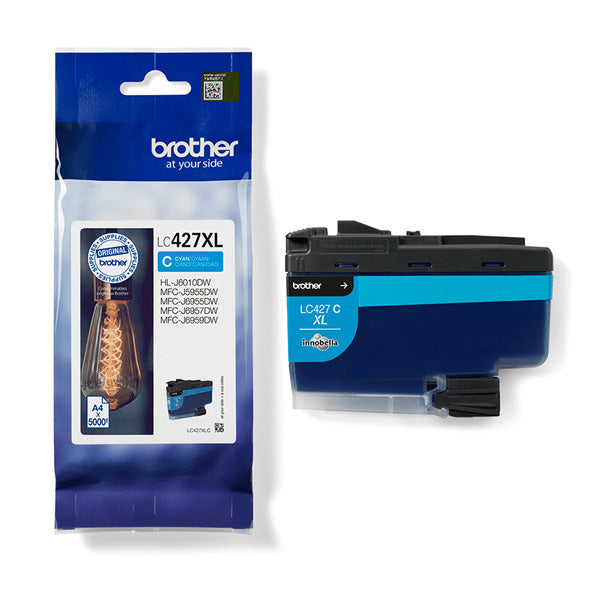 BROTHER - LC427XLC - Brother - Cartuccia - Ciano - LC427XLC - 5.000 pag - BROLC427XLC - Conf. da 1 Pz.