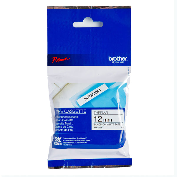 BROTHER - MK-231BZ - Brother - Nastro - Nero-Bianco - MK231 - 12mm x 8mt