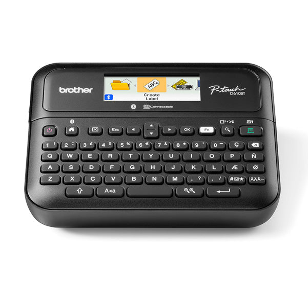 BROTHER - PTD610BTVPUR1 - Brother - Etichettatrice da tavolo Bluetooth PTD610 - PTD610BTVPUR1 - BROPTD610BT - Conf. da 1 Pz.