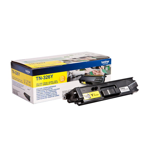 BROTHER - TN326Y - Brother - Toner - Giallo -TN326Y - 3500 pag