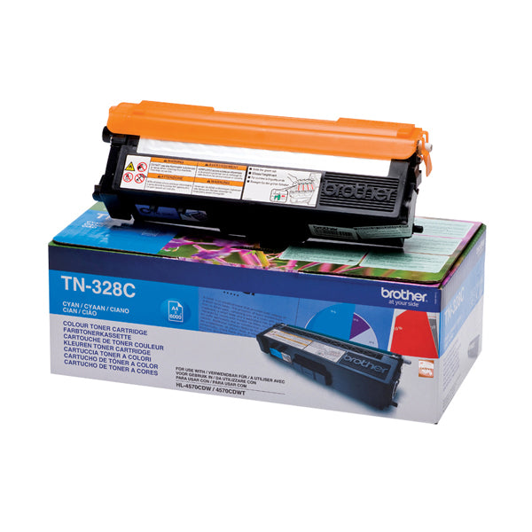 BROTHER - TN-328C - Brother - Toner - Ciano -TN328C - 6000 pag