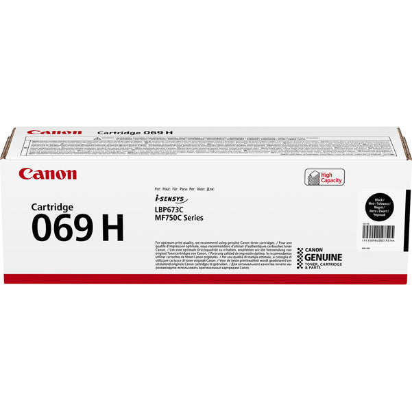 CANON - 5098C002 - Canon - Toner 069H - Nero - 5098C002 - 7.600 pag - CAN069HBK - Conf. da 1 Pz.