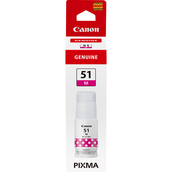 CANON - 4547C001 - Canon - Serbatoio di inchiostro GI-51 - Magenta - 4547C001 - 7.700 ml - CANGI51M - Conf. da 1 Pz.