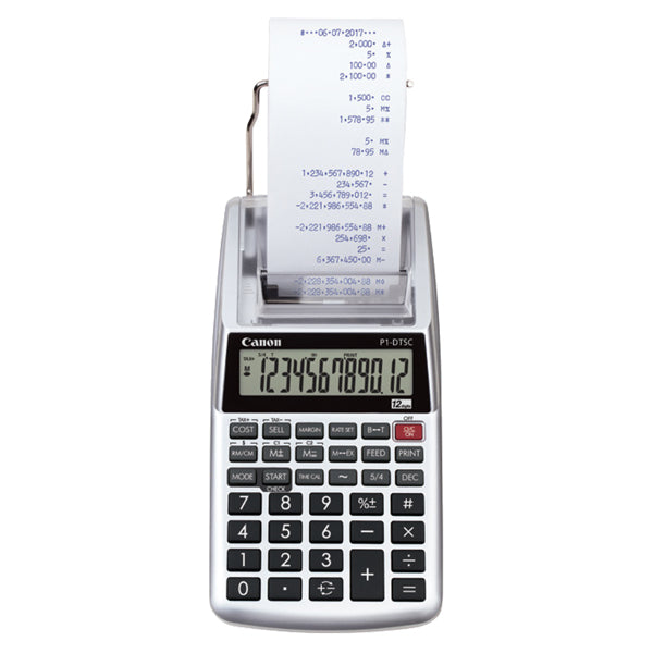 CANON - 2304C001 - Canon - Calcolatrice scrivente P1-DTSC - Grigio - 2304C001