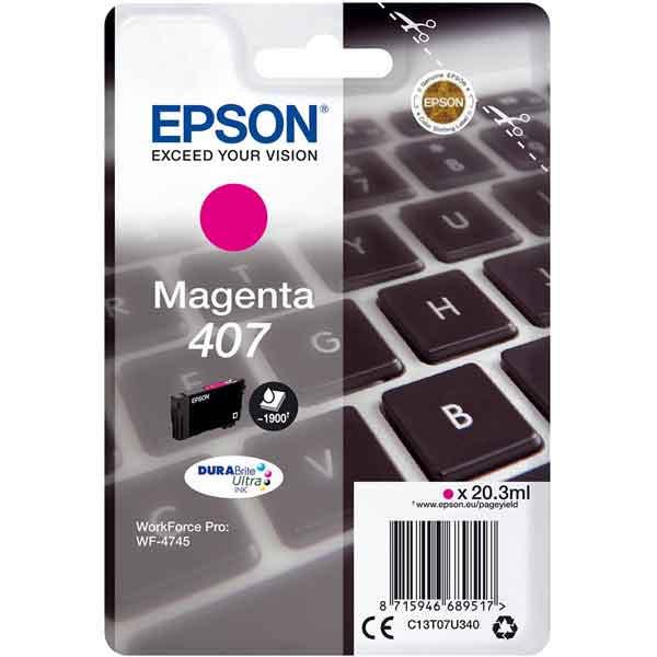 EPSON - C13T07U340 - Epson - Cartuccia Ink - Magenta - C13T07U340 - 38,1 ml