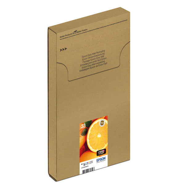 EPSON - C13T33374510 - CONF. 5 CARTUCCE INK MULTIPACK 1 PER COLORE 33 ARANCE
