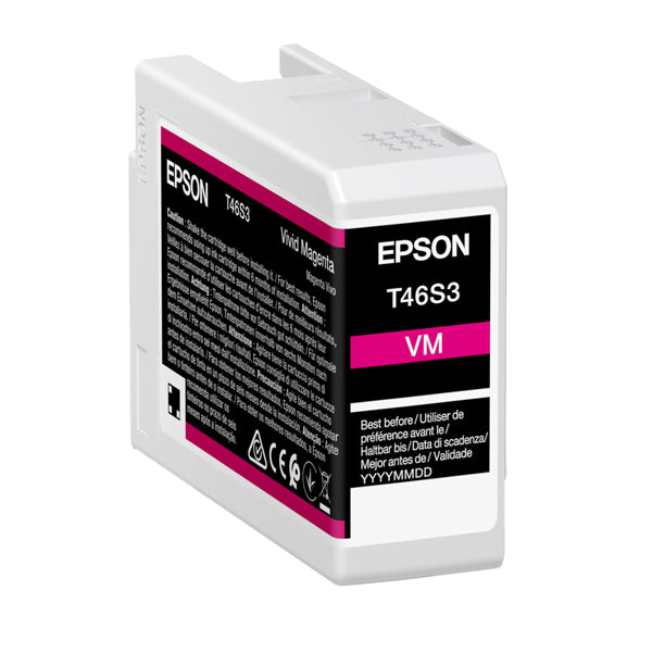 EPSON - C13T46S30N - Epson Cartuccia Vivid Magenta T46S3 per UltraChrome Pro 10 _25ml - EPST46S30N - Conf. da 1 Pz.