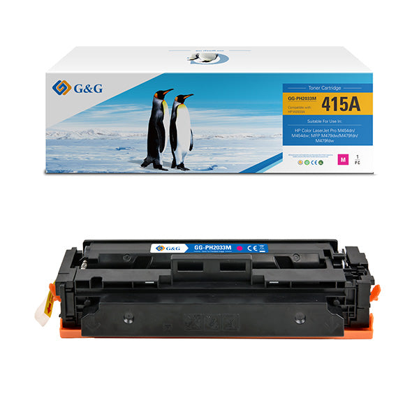 G&G - GG-PH2033M - GG - Toner Compatibile per Hp W2033A- Magenta - 2.100 pag