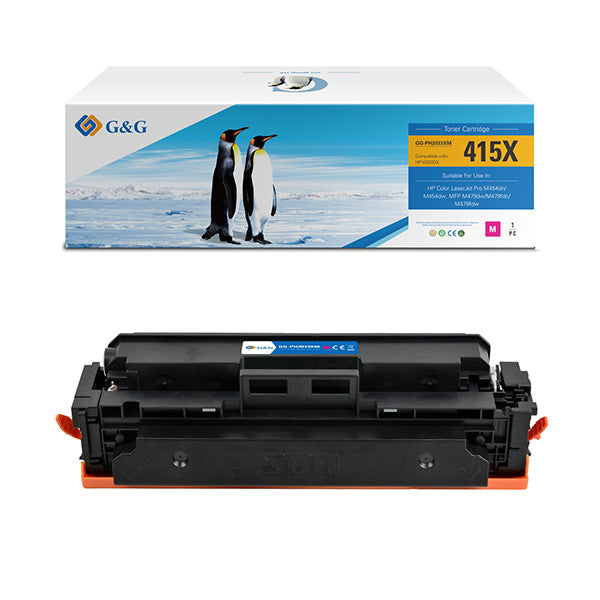 G&G - GG-PH2033XM - GG - Toner Compatibile per Hp W2033X - Magenta - 6.000 pag