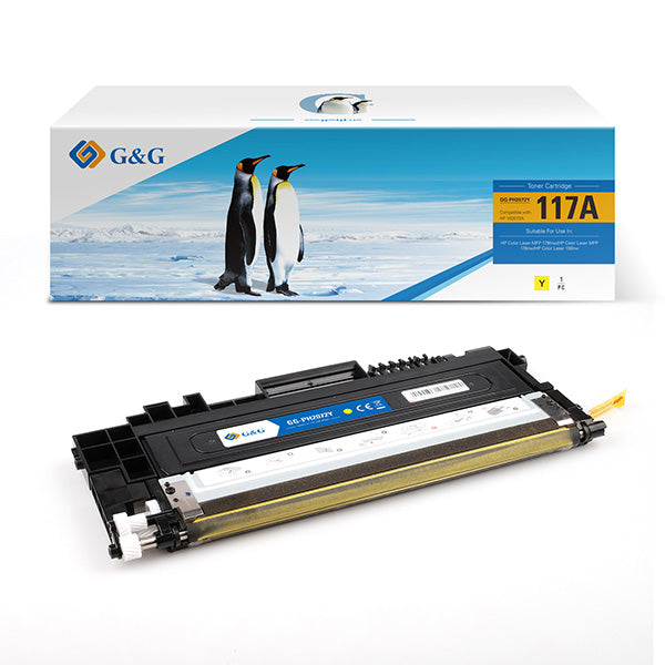 G&G - GG-PH2072Y - GG - Toner Compatibile per Hp W2072A - Giallo - 700 pag