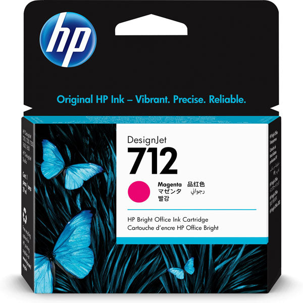 HP - 3ED68A - Hp - Cartuccia Ink originale - 712 - magenta - 3ED68A - 29 ml