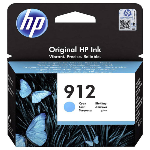 HP - 3YL77AE - Hp - Cartuccia ink originale - 912 - Ciano - 3YL77AE - 315 pag