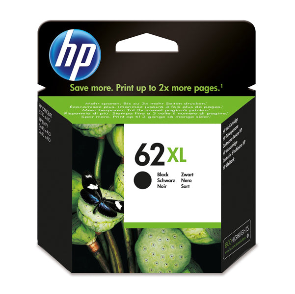 HP - C2P05AE - Hp - Cartuccia ink originale - 62XL - Nero - C2P05AE - 600 pag