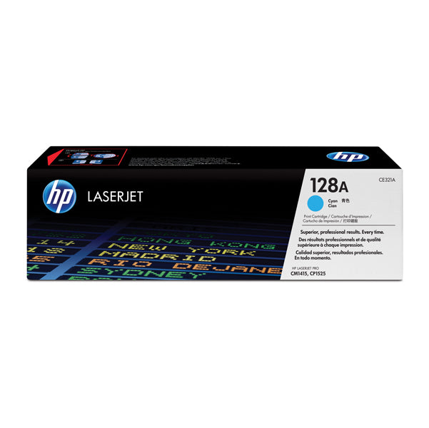 HP - CE321A - Hp - Toner originale- 128A - Ciano - CE321A - 1.300 pag