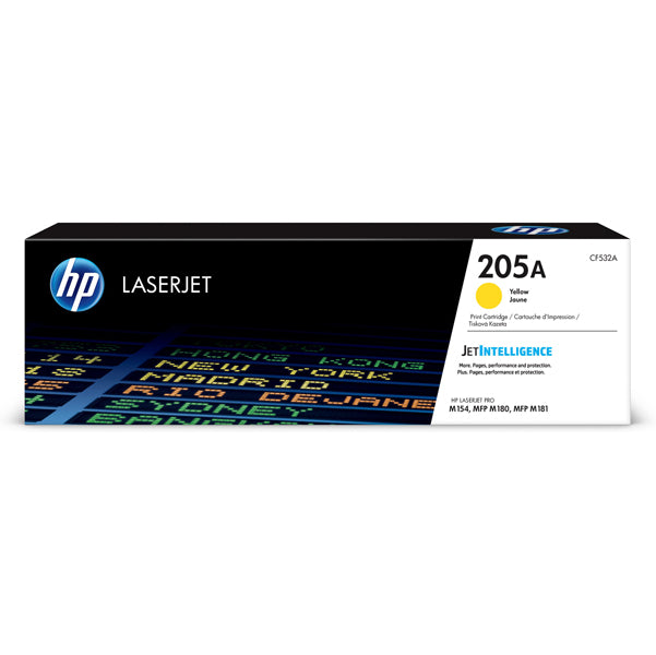 HP - CF532A - Hp - Toner originale - 205A - Giallo - CF532A - 900 pag