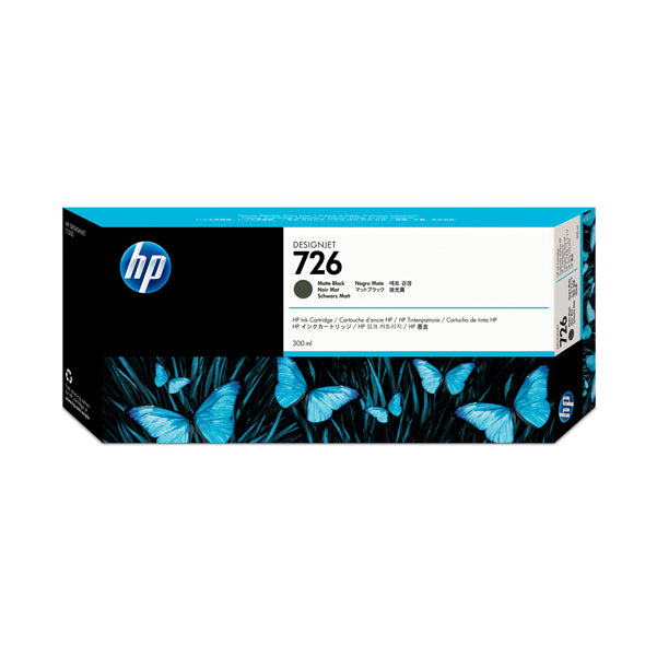 HP - CH575A - Hp - Cartuccia ink originale - 726 - Nero opaco - CH575A - 300ml