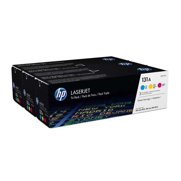 HP - U0SL1AM - Hp - Confezione 3 Toner originale - 131A - C-M-Y - U0SL1AM - 1.800 pag cad