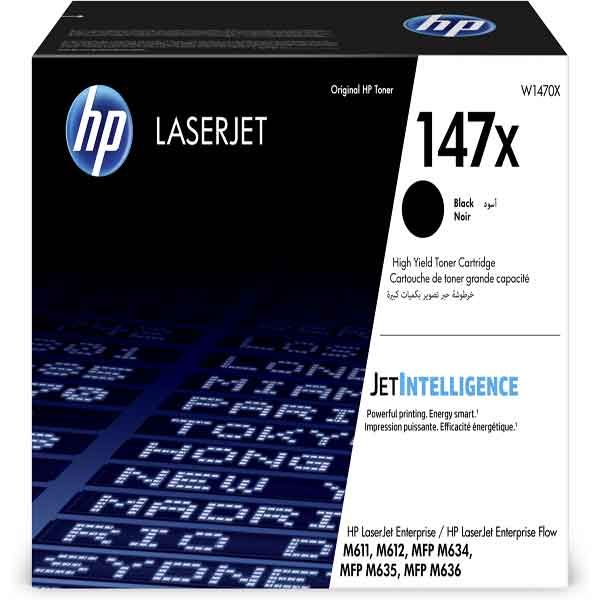 HP - W1470X - Hp - Toner originale - 147X - Nero - W1470X - 25.200 pag