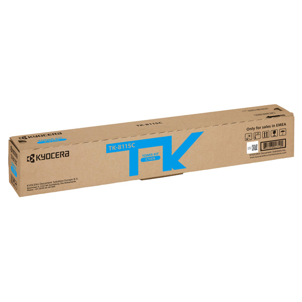 KYOCERA-MITA - 1T02P3CNL0 - Kyocera-Mita - Toner - Ciano - TK-8115C - 1T02P3CNL0 - 6.000 pag