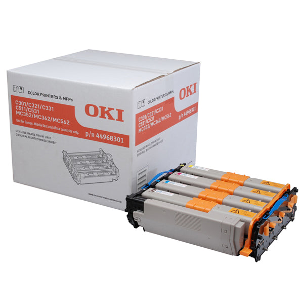 OKI - 44968301 - Oki - Tamburo - C-M-Y-K - MC352-MC362-MC562-C301-321-331-511-C531 - 44968301 - C-M-Y 20.000 pag - K 30.000 pag