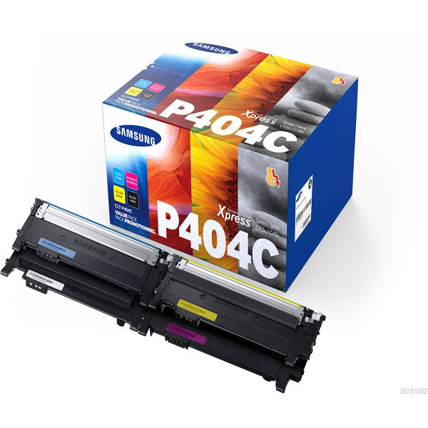 SAMSUNG - SU365A - Hp-Sasmung - Conf. 4 Toner originale - C-M-Y-K - CLTP404C-ELS - SU365A - 1.000 pag cad