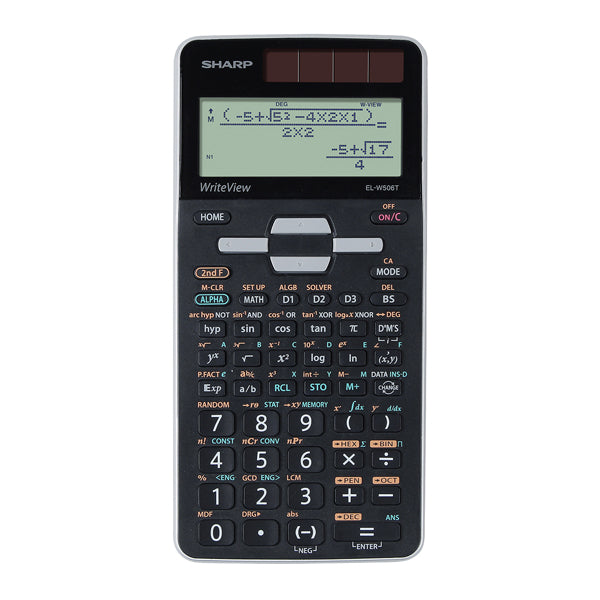 SHARP - ELW506TBSL - Sharp - Calcolatrice Scientifica EL-W506T - Argento - ELW506TBSL - SHAELW506TB - Conf. da 1 Pz.