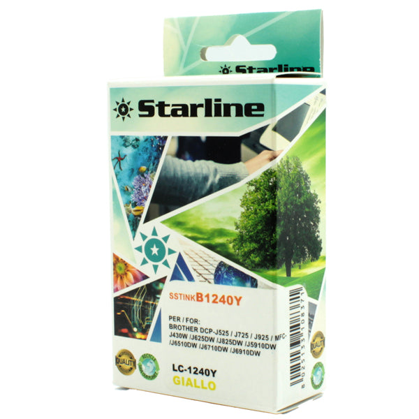 STARLINE - JNBR1240Y - Starline - Cartuccia ink - per Brother - Giallo - LC1240Y - 12ml