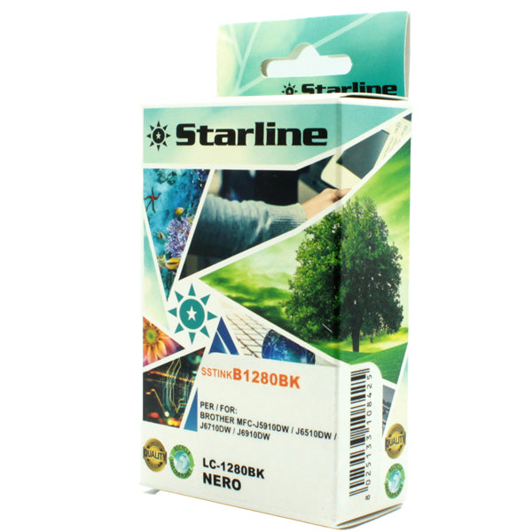 STARLINE - JNBR1280B - Starline - Cartuccia ink - per Brother - Nero - LC1280XLBK - 29,6ml