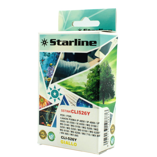 STARLINE - JNCA526Y - Starline - Cartuccia ink - per Canon - Giallo - CLI526 Y - 4543B001 -9ml