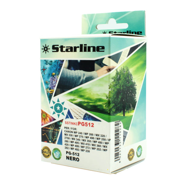 STARLINE - JRCAPG512 - Starline - Cartuccia - ink Nero per print c-Canon pg 512 - 2969B001 - 17ml