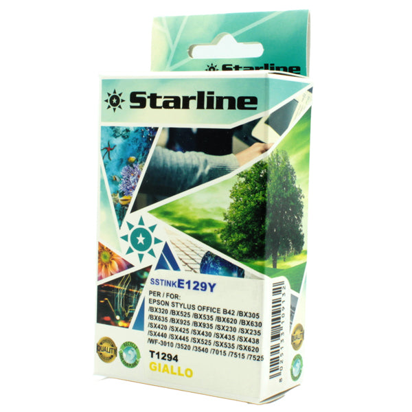 STARLINE - JNEP129Y - Starline - Cartuccia ink - per Epson - Giallo - C13T12944012 - T1294 - 10ml