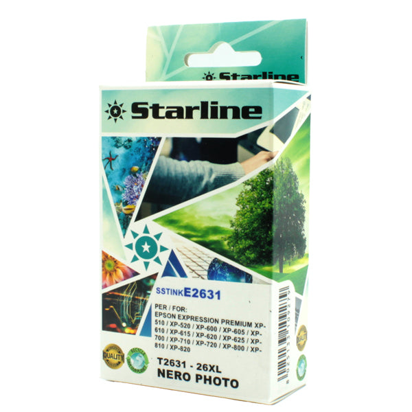 STARLINE - JNEP26PB - Starline - Cartuccia ink - per Epson - Nero Photo - C13T26314012 - 26XL -11ml