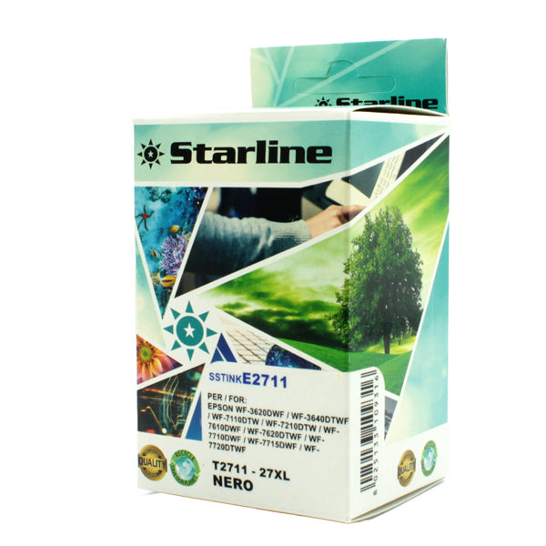 STARLINE - JNEP27B - Starline - Cartuccia ink - per Epson - Nero - C13T27114012 - 27XL - 23,4ml