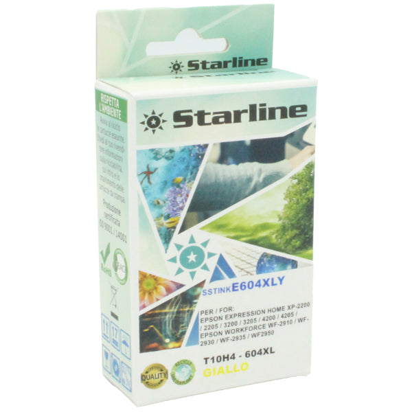 STARLINE - JNEP604Y - Starline Cartuccia Giallo 604XL_Ananas Pag 350 - SSTINKE604XLY - Conf. da 1 Pz.