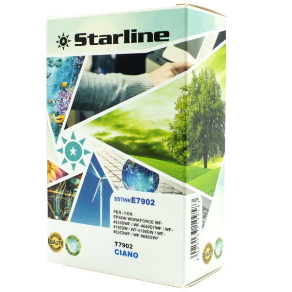 STARLINE - JNEP79C - Starline - Cartuccia ink - per Epson - Ciano - T7902 - 79XL-C13T79024010 - 19ml