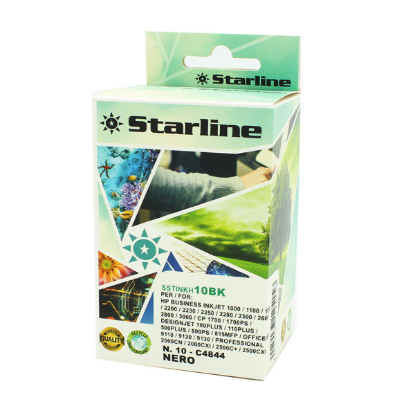 STARLINE - JRHP10B - Starline - Cartuccia Ink Compatibile - per HP 10 - Nero - 69ml