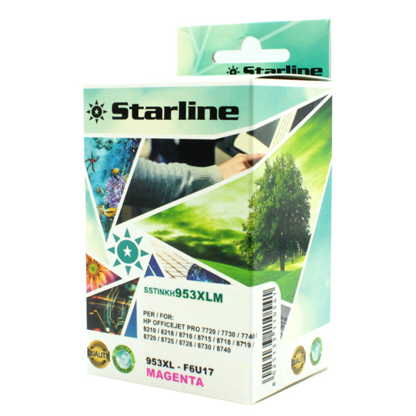 STARLINE - JNHP953M - Starline - Cartuccia ink Compatibile - per HP 953XL - Magenta - HPF6U17AE - 26ml