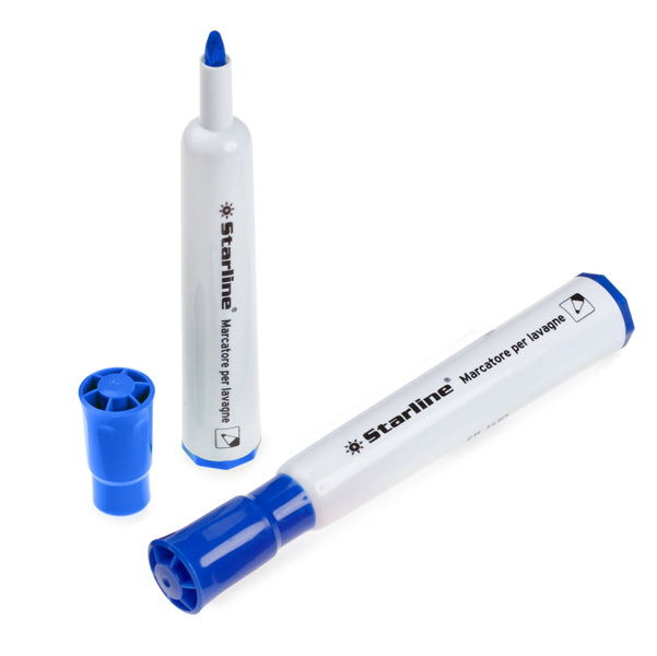 STARLINE - STL1650 - Marcatore per lavagne cancellabili Starline - punta tonda 2,0mm - blu - Starline