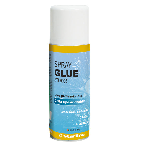STARLINE - A02014 - Colla spray - riposizionabile - 400 ml - Starline - STL9005 - Conf. da 1 Pz.