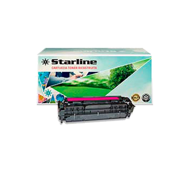 STARLINE - K15134TA - Starline - Toner Ricostruito - per HP 304A - Magenta - CC533A - 2.800 pag
