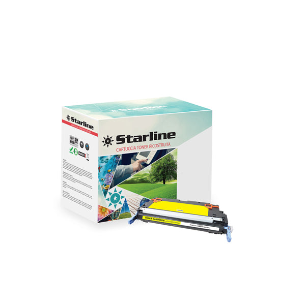 STARLINE - K12260TA - Starline - Toner Ricostruito - per HP - Giallo - Q7582A - 6.000 pag