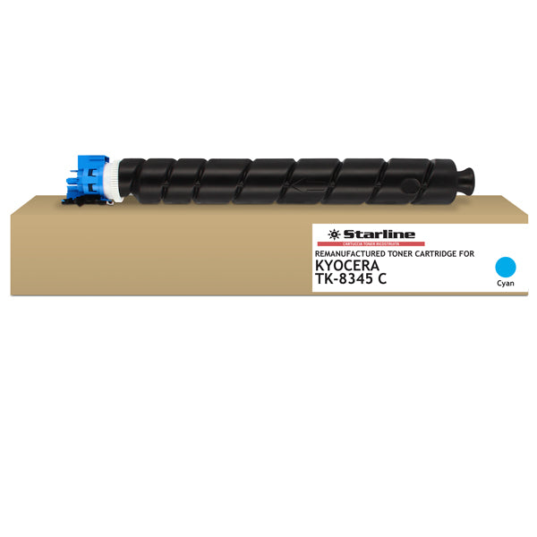 STARLINE - K40219TA - Starline - Toner ricostruito per Kyocera - Ciano - TK8345C - 12.000 pag
